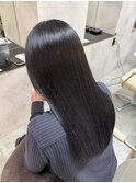 髪質改善×暗髪ツヤカラー