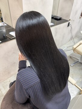 エルフレームバイワンラヴェスト(L'FLAME by one Lovest) 髪質改善×暗髪ツヤカラー