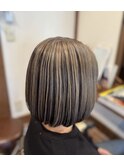 白髪ぼかしデザインカラー+カット