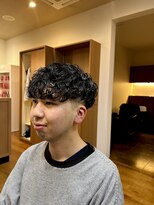 パーク(PERK) 【3分セット】メンズカット×スパイラルパーマ