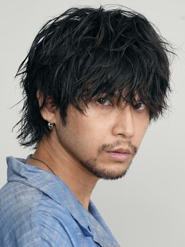 レタッチバイフィフス(RETOUCH by fifth) 原宿ルーズパーママッシュ波巻きシャドウメンズパーマ眉毛