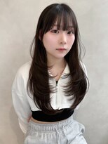 TLUUS 梅田茶屋町店【トゥルーズ】前髪&韓国レイヤー&ボブ&髪質改善【4/4~(予定)】 【TLUUSイメチェン前髪ピンクベージュクールショート】