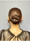 結婚式参列に♪/お呼ばれヘア/おとなっぽヘア/ゆるふあ/カチモリ