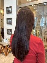 ルチア ヘア ステラ 京都店(Lucia hair stella) 顔周りミディアムレイヤーカットハッシュカット韓国京都河原町