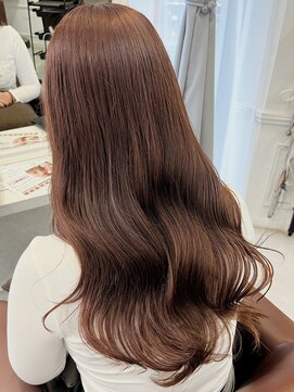 ヘアーアイスカルテット(HAIR ICI QUARTET) 夏カラー×ミルクブラウンで大人可愛い韓国風レイヤー