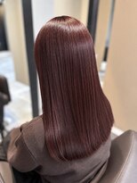リオリス ヘア サロン(Rioris hair salon)&nbsp;髪質改善ストレート/ボルドーブラウン