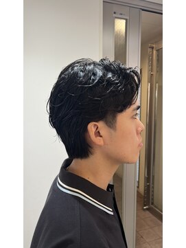 フィルムス 柏(FILMS) men's/メンズ/リバースセンターパート/ニュアンスパーマ/柏