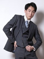 メンズ ショコラ ナンバ(Men's Chocolat NAMBA) #サイドグラデーション#ビジネスショート#メンズ眉カット