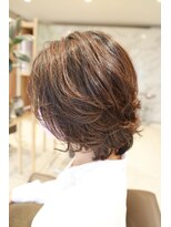 キャリ(CALI)&nbsp;外国人風ナチュラルハイライトCALI・田町・三田・美容室・CHIAKI