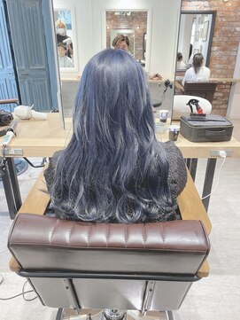 エイトタマプラ たまプラーザ店(EIGHT tamapla) 【エイト渡辺】透け感×ダークブルー