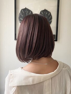 カミットチャーチ(KAMITTO CHUUCH) シンプルボブ×ラベンダーベージュ