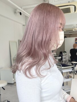 ターン ヘアー(TAAN HAIR) ホワイトシャーベットピンク