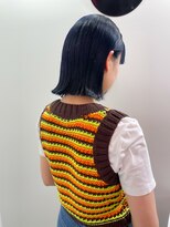 デート 下北沢(DATE)&nbsp;ボブ×ネイビー