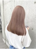 外ハネボブ/グラデーションカラー/ペールベージュ[表参道駅]
