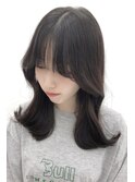 韓国ヘア 前髪　レイヤーカット　20代　30代　40代