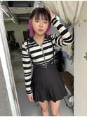 fin,/外ハネボブ/セクションカラー/グラデーションカラー
