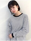 ボブ　ボブヘア　ミニボブ　青山　表参道　小顔　前髪あり