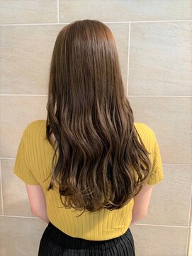 ブロッサム ひばりヶ丘(Blossom) 20代30代大人可愛い艶感ベージュウェービーセミロング