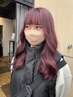 【美髪 透明感♪】カット&ケアカラー&3STEP毛髪補修TR¥15000～