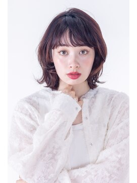 ブリング バイ スノードロップ 吉祥寺(BRING by Snowdrop) 黒髪/グレーベージュ/レイヤーロング/前髪パーマ/吉祥寺