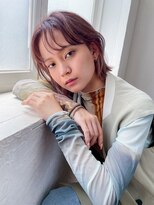 ユイル(Uil) 似合わせ小顔ボブ×暖色カラー デザインカラー