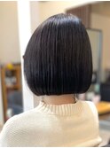 ミルクティーベージュカラーくびれヘアグレージュカラー韓国