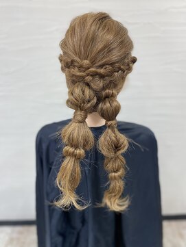 リリー(Lily) ツイン編み下ろし