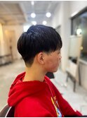 MEN'SHAIRアッシュブラックベリーショートダークアッシュ