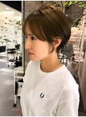 [K-two名古屋/栄町/矢場町]ショートボブ/まろやかブラウン