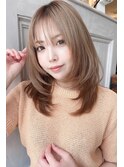 大人可愛いレイヤースタイル
