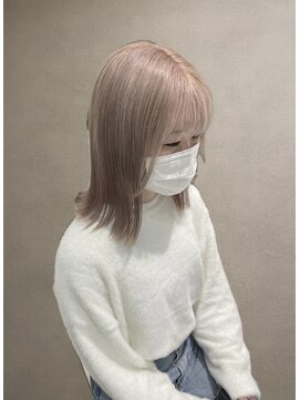 ユッカ 梅田(YUCCA) 【YUCCA】大人可愛い/ミディアム/white beige