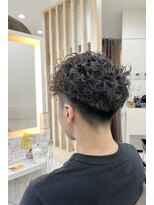 フゥカ 類家店(fuka) 八戸　メンズパーマ　ツーブロック　スペインカール