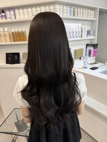 ペレ 栄 アネックス(PELE栄ANNEX) 韓国 くびれロング レイヤー ワンホンヘア 小顔前髪