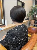 【LAMP HAIR DESIGN 堀田】大人ショート/グレイカラー/50代60代/