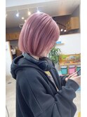ピンク×髪質改善で叶える艶髪