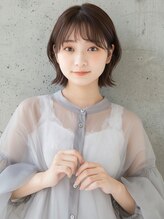 ヘアーアンドメイク ニューヨークニューヨーク 姫路店(Hair&Make NYNY)&nbsp;ボブ×外ハネ×透明感カラー