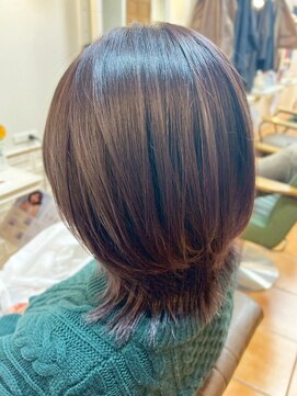 ツヤ感レイヤーショート【奈良市】