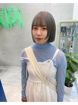 キピ(KIPI)&nbsp;【アカネ】ミニボブ×シルバー