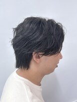 ヘアー アレス(hair ales)&nbsp;ニュアンスパーマ　リバースセンターパート　ダウンバング