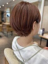 フリップビーアヴェダ(FLIP B AVEDA)&nbsp;千葉美容院×本八幡×艶カラー×暖色×丸みショートヘア