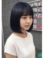 アッシュ 川崎店(Ash)&nbsp;ネイビーブラック　ボブ