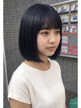 アッシュ 川崎店(Ash) ネイビーブラック　ボブ
