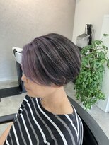 エン(en)&nbsp;フェイスフレーミング×ハイライト×パープル