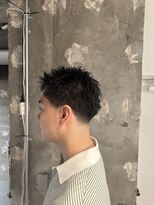 アカ(ACA) スパイキーショートテーパーフェード札幌メンズサロン