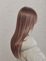 ノッシュ 七隈店(Hair Spa Nosh)&nbsp;＃プレトワカラー ＃９レベル＃ピンクブラウン＃髪質改善カラー