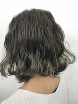 トロニー(TLONY) 透け感ハイライトカーキ