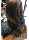 【外国人風カラー】ハイライトグレージュ