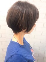 ラウンジ モリオ イケブクロ(Lounge MORIO Ikebukuro) 【morio池袋】今年流行大人かわいい黒髪前下がり丸みショート