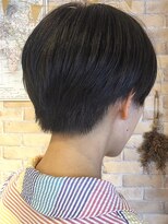 ブレス ヘアー clara店(Bless HAIR) 20代30代大人可愛い★コンパクトな暗髪ハンサムショートマッシュ