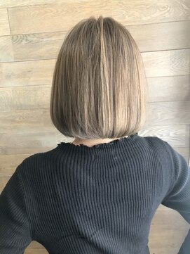 トレヘアー(tRe hair) ナチュラルハイライトカラー